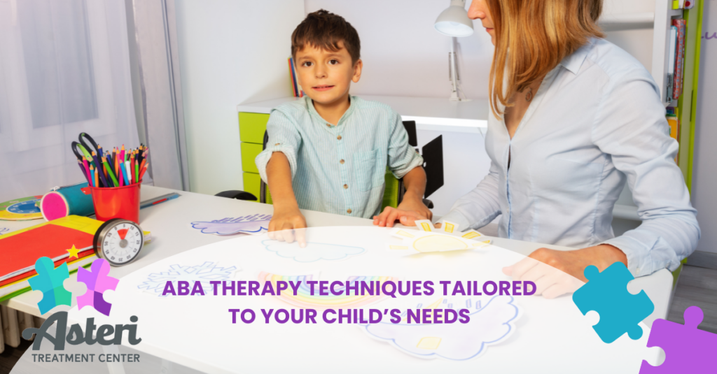 aba therapy techniques tailored to your childs needs