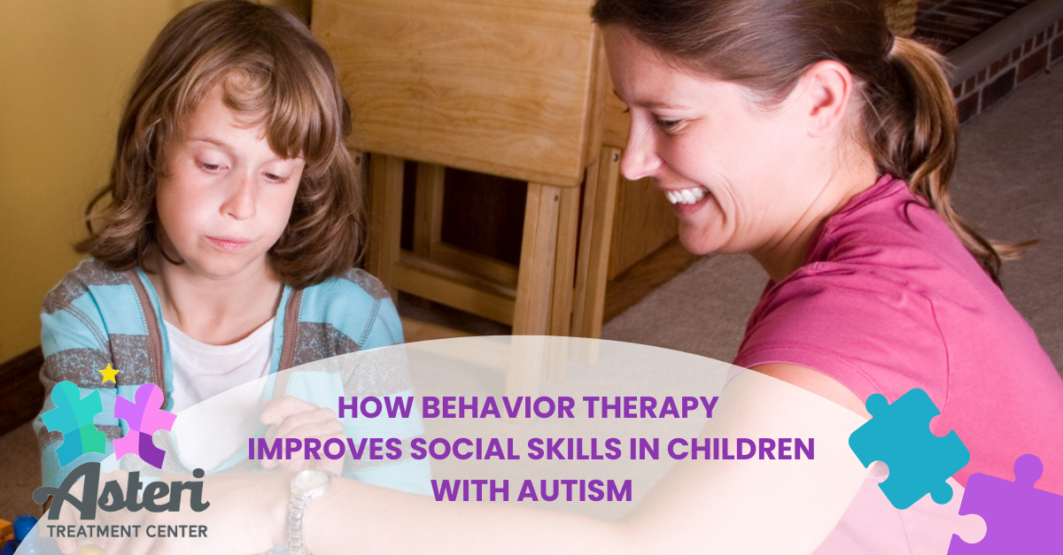 how behavior therapy improves social skills in children with autism